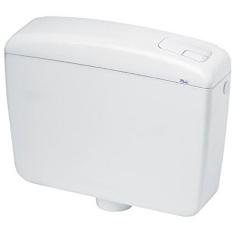 Waterful SPK1000 Cassetta Scarico WC a Zaino, 2 Tasti Completa, Bianco