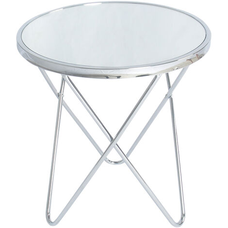 BO LIVING Waterlily Lamp Table - Chrome