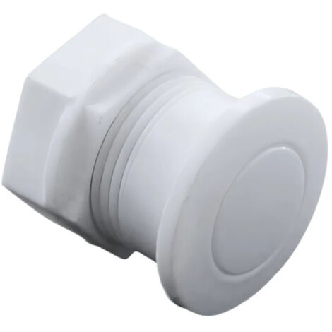 Watermatic – Bouton poussoir pneumatique pour broyeur WC – Mécanisme de chasse d'eau blanc – Plastique durable – Installation rapide et facile