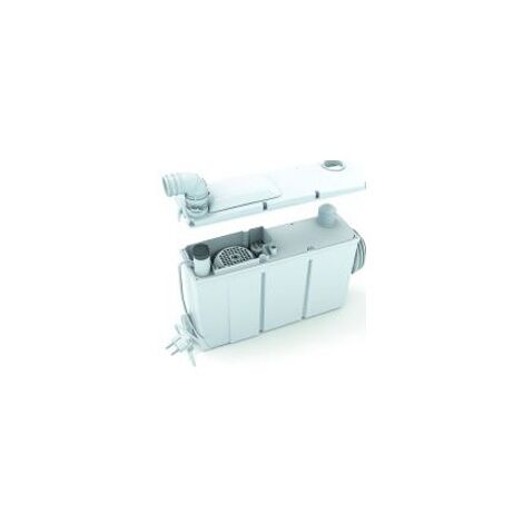 Watermatic – Broyeur adaptable pour cuvette suspendue – Puissance 520 W – Broyage par râpe – Compatible 1 WC et 3 appareils – W16P