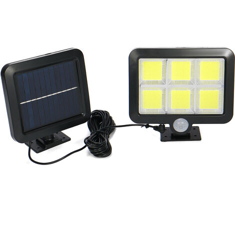 main image of "Waterproof 120 LED Solar Power Lights Lamp Garden Outdoor Wall Street Security Lights"