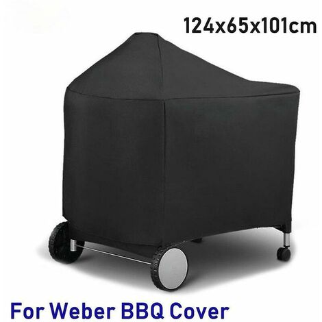 Waterproof BBQ Cover for Weber 7152 Grill Cover Dustproof BBQ Accessories Kitchen Dining Bar Home Garden