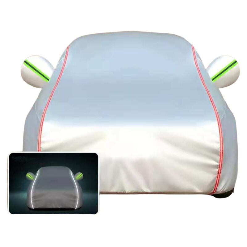 Waterproof Car Cover for Outdoor Car Protection Cover, All Weather Snowproof, Windproof, Durable, and Scratch Resistant