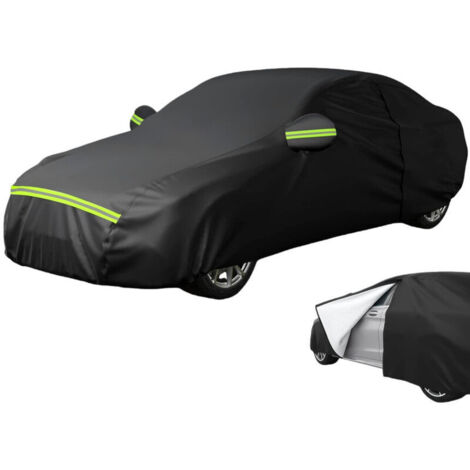 Waterproof car cover for sedans, outdoor protection made of UV-resistant, dustproof, and waterproof Oxford fabric, ideal for winter outdoor storage. Dimensions: 450 x 170 x 120 cm
