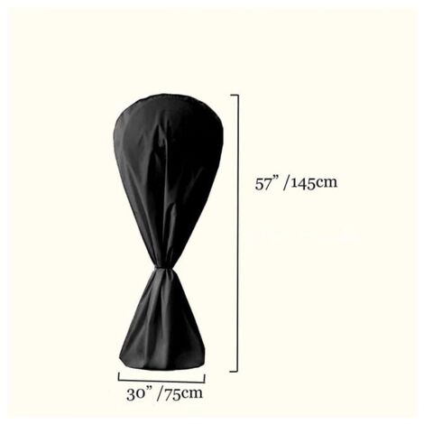 Waterproof Dust Cover for Indoor and Outdoor Electric Fan, Black, YMYNY