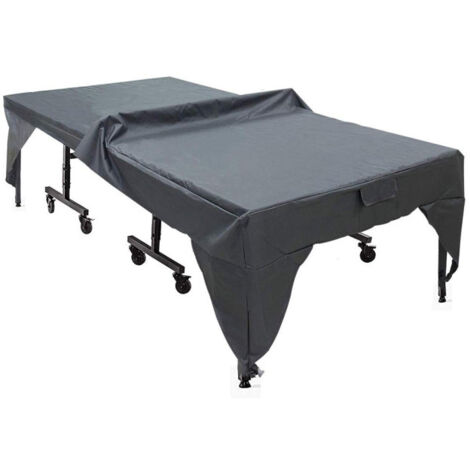Waterproof Dustproof Ping Pong Table Cover 280x153x73 cm Gray