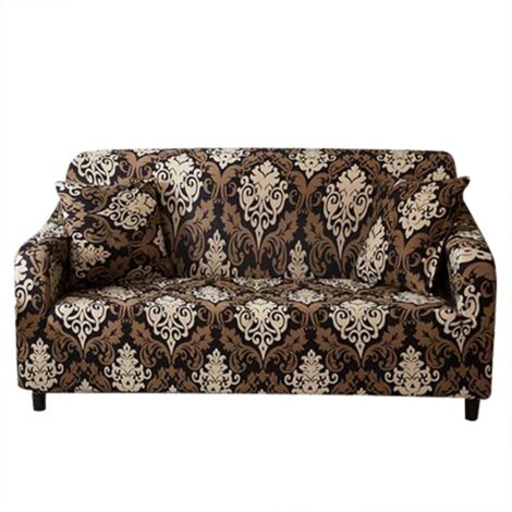 Waterproof Elastic Dustproof Slipcover Sofa Cover Cushion Protector (For 3 People Couch)