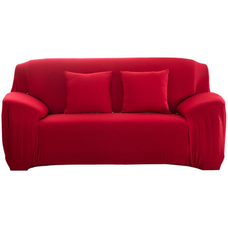 Waterproof Elastic Dustproof Slipcover Sofa Cover Cushion Protector (For Loveseat)