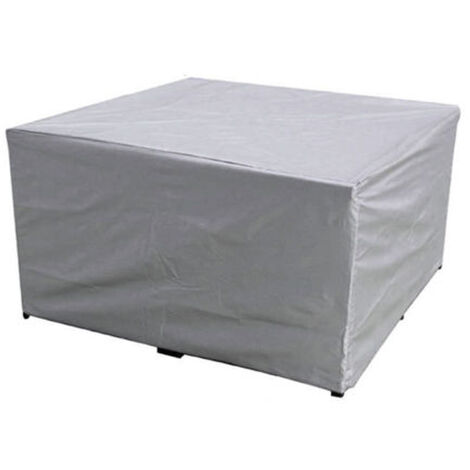 Waterproof Furniture Sofa Cube Chair Table Cover silver 250x200x80cm