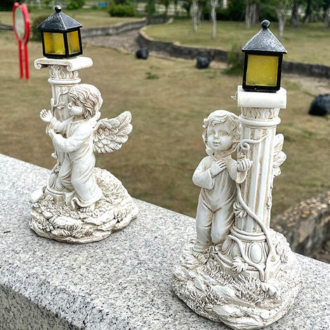 Waterproof LED Solar Angel Light Outdoor Angle, Solar Angel Lights for Garden, Balcony, Yard, Memorial Gifts