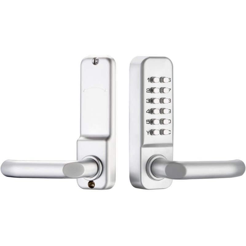 Ahlsen - Waterproof Mechanical Code Lock, 1-11 Digit Code Combination, Security Password, Keyless Mechanical Combination Door for Wooden Office Doors