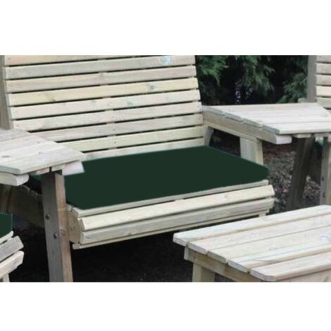 Waterproof Seat Pads - Triple - Green Cushion - Outdoor Cushion for Garden Furniture