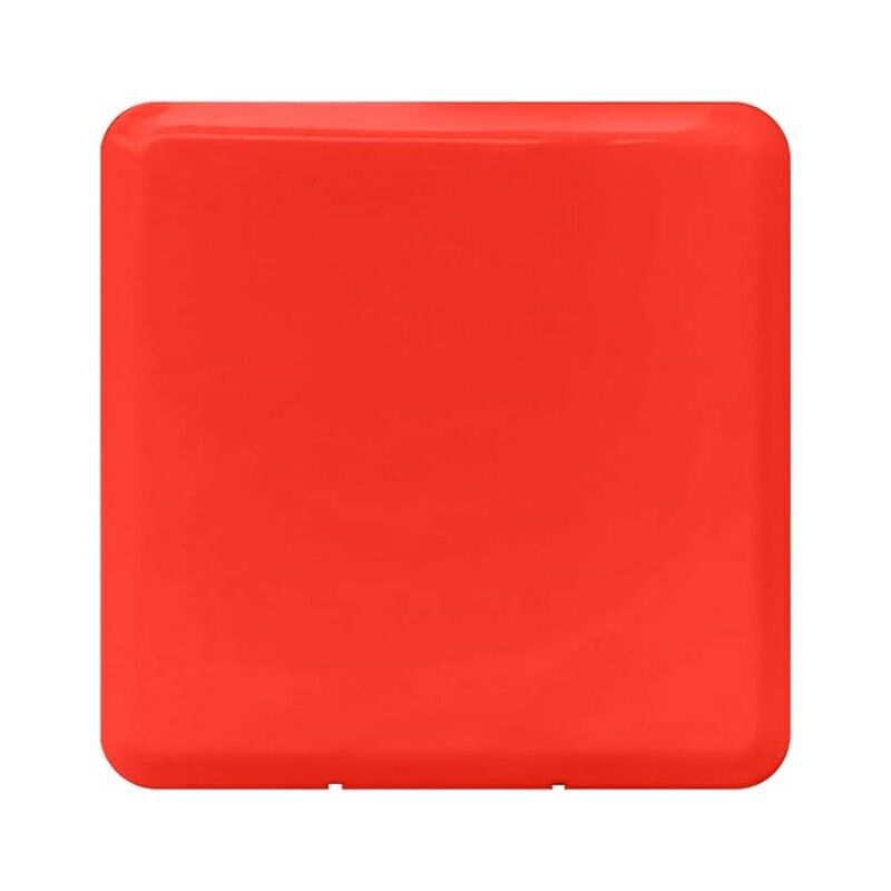 Hoopzi - Waterproof Storage Box for Dust Masks Disposable Facial Cover Organizer Box (Red)