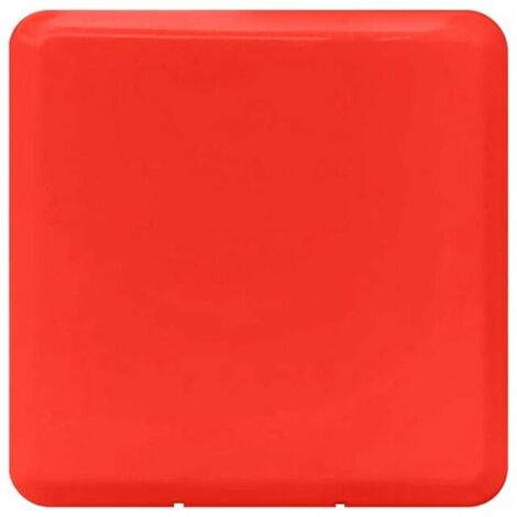 Waterproof Storage Box for Dust Masks Disposable Facial Cover Organizer Box (Red)