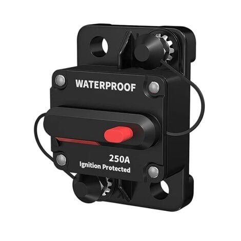 WattCycle 250A Leistungsschalter – Hochleistungs-Batterieschalter für Fahrzeuge, Boote und Freizeitausrüstung