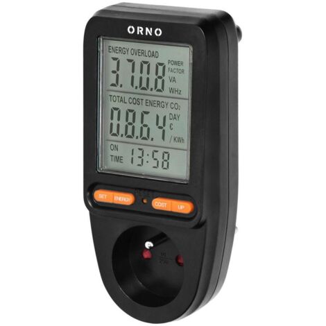 Wattmeter, Energierechner mit LCD-Anzeige OR-WAT-435/B