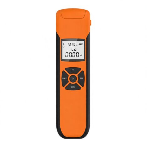 Wattmètre optique portable léger haute précision rechargeable, 7 longueurs d'onde, pour mesure fibre optique