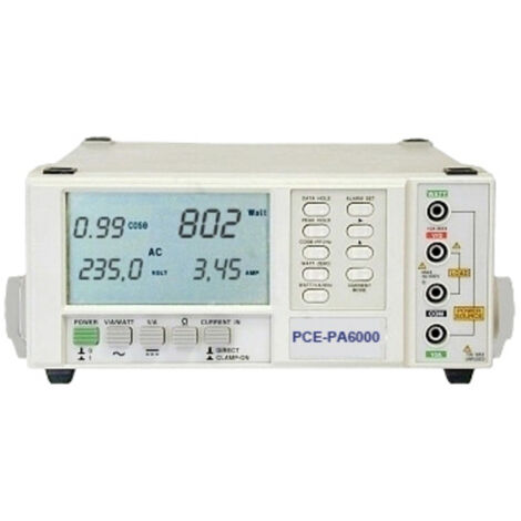 Wattmètre PCE-PA6000 PCE Instruments PCE-PA6000