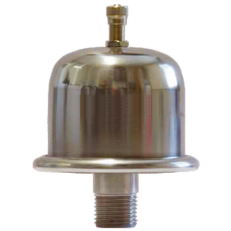 Watts – Anti-bélier pneumatique à membrane pour chauffage central – Réduit les coups de bélier – Filetage plomberie 1" – Sens de pose vertical