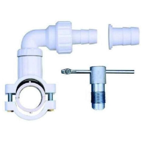 Watts – Bride de vidange auto perforante 32/40 mm – Compatible machines à laver – Installation rapide pour systèmes de vidange
