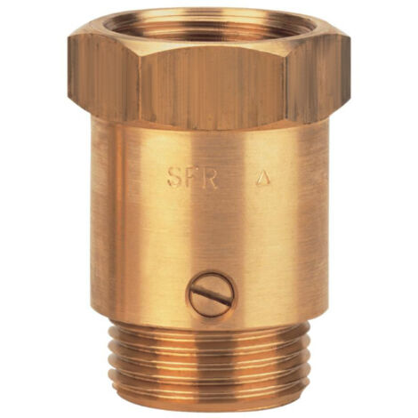 Watts – Clapet anti-thermosiphon débrayable Mâle Femelle 1'1/4 (33/42) – Réglage par vis – Installation verticale recommandée