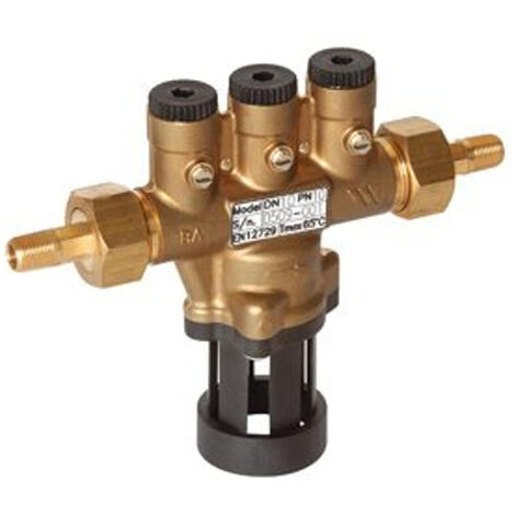 Watts disconnecteur ba bs 1/2 budr dn10 avec filtre entonnoir et vannes d'arrêt