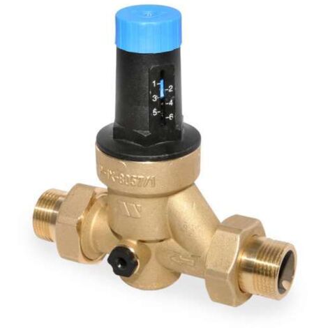 WATTS Druckminderer DRV32/N 1 1/4'' DN32 0502532 DVGW geprüft 1,5 bis 6 bar mit Einstellanzeige