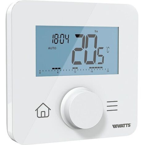 WATTS Funkthermostat BT-DP03-RF - Wandmontage und Tischaufstellung mit Standhalter