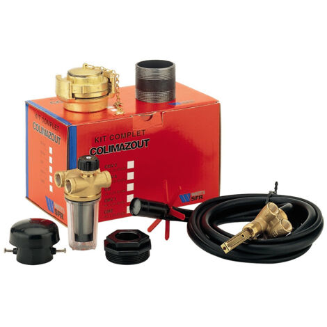 Watts – Kit COLIMAZOUT cuve fioul CMV2 avec filtre bitube RV2 – Combiné multibloc MBS 220 R – Raccord pompier RSY – Chapeau d'évent C 25/32 - 22L0146302