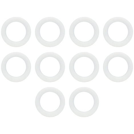 Watts – Lot de 10 joints téflon PTFE 1/2" (15/21) – Résistance jusqu'à 250°C – Pour plomberie et chauffage – Pression 100 bar