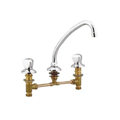 Watts – Mélangeur évier 3 trous – Entraxe 150mm – Finition chromée – Hauteur sous bec 200mm – Bec haut pour lavage facile