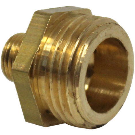 Watts – Raccord laiton réduit mâle/mâle 1/2'-1/8' – Filetage 15-8 – Longueur 50.8 mm – Normes A.C.S. NF EN 12164/12168