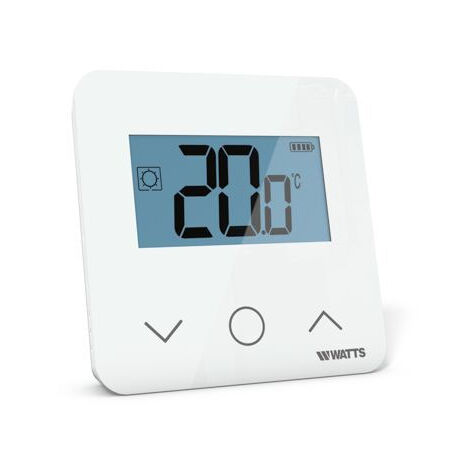 Watts – Thermostat d'ambiance filaire programmable LCD – Plage de réglage 5-35°C – Modes confort, antigel, minuterie – Verrouillage par code PIN - WT-D03