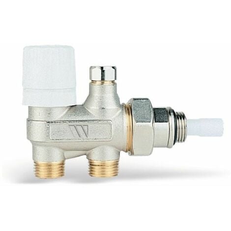 WATTS - VALVOLA TERMOSTATIZZABILE 102M NICHELATA A 4 VIE DN 3/4" X 1/2" 102M12AM34