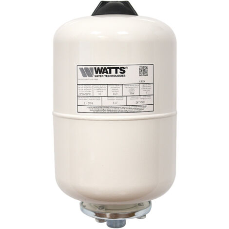 Watts – Vase d'expansion sanitaire 5L – Vessie interchangeable qualité alimentaire – Pression max 10 bars – Température max 99°C - EAU 5 L
