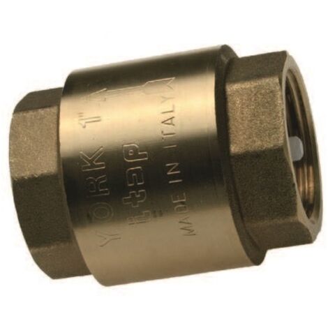 WATTS YORK-Rückschlagventil VRY 10 DN10 - 3/8" IG, PN 12, bis 100 Grad