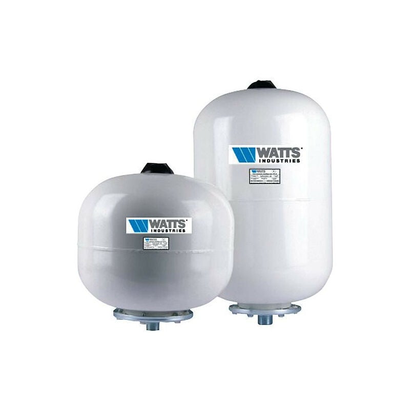 Vase d expansion sanitaire Capac.8litres-Raccord M3/4'-Diam 200mm Hauteur 280mm. Pregonflage a 3 bar - Watts