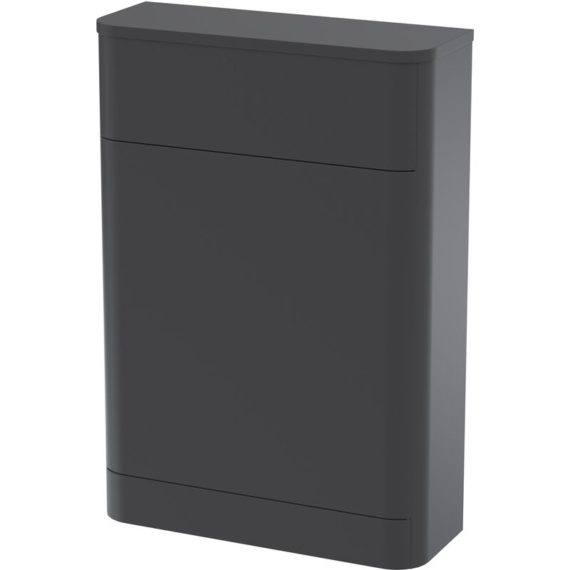 Nuie Floor Standing wc Toilet Unit - 550mm - Soft Black