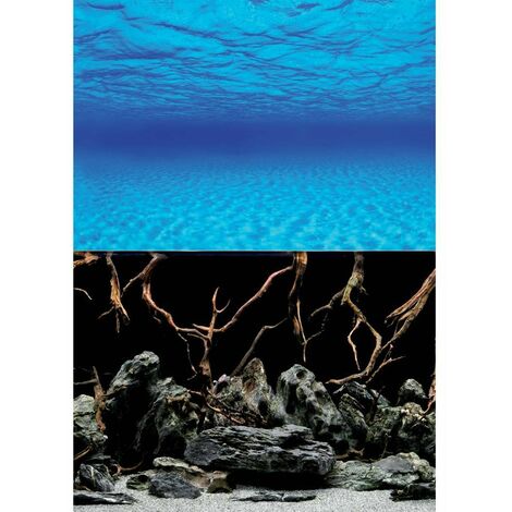 WAVE Mystic Blister Fond Double pour Aquariophilie 45 x 100 cm