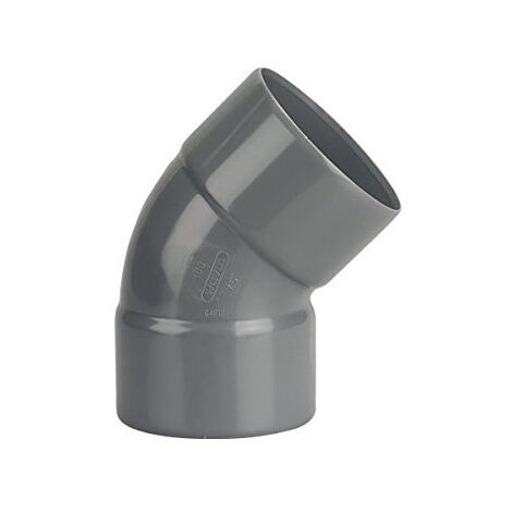 Coude Femelle / Femelle PVC - 45° - Diamètre 125 mm