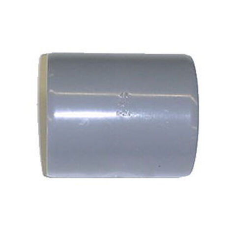Wavin – Manchon à butée PVC 63 mm – Raccord d'évacuation pour plomberie – Connexion fiable et durable – Applications assainissement