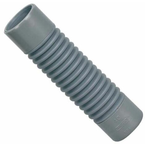 Wavin – Raccord d'évacuation PVC flexible double femelle D32 – Matériau PVC-U – Pour évacuation eaux usées – 3025523