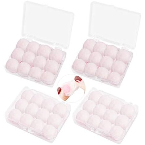 Wax Earplugs 24 Pairs Natural Wax Hearing Protection Earplugs, Protective and Noise Reduction Earplugs for Child Adult Sleeping