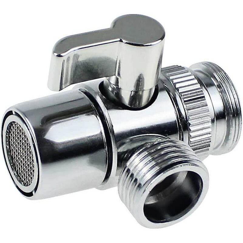 Way valve with washer solid brass connector M22 x M24 shower system spare part