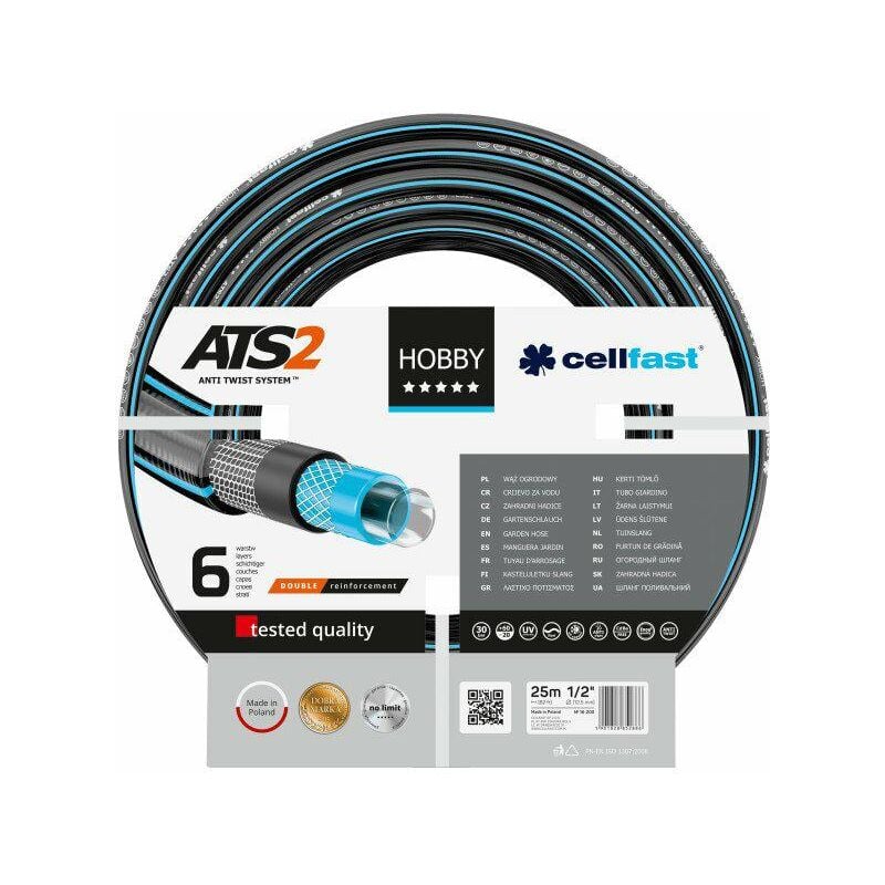 Wąż ogrodowy hobby ats FI=1' DŁ.25M szpula