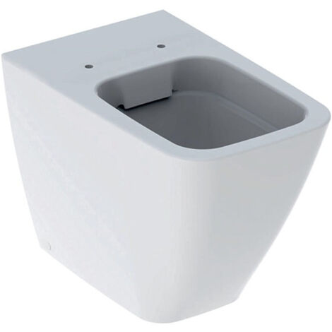 WC à fond creux Geberit iCon Square au ras du sol 6 l blanc
