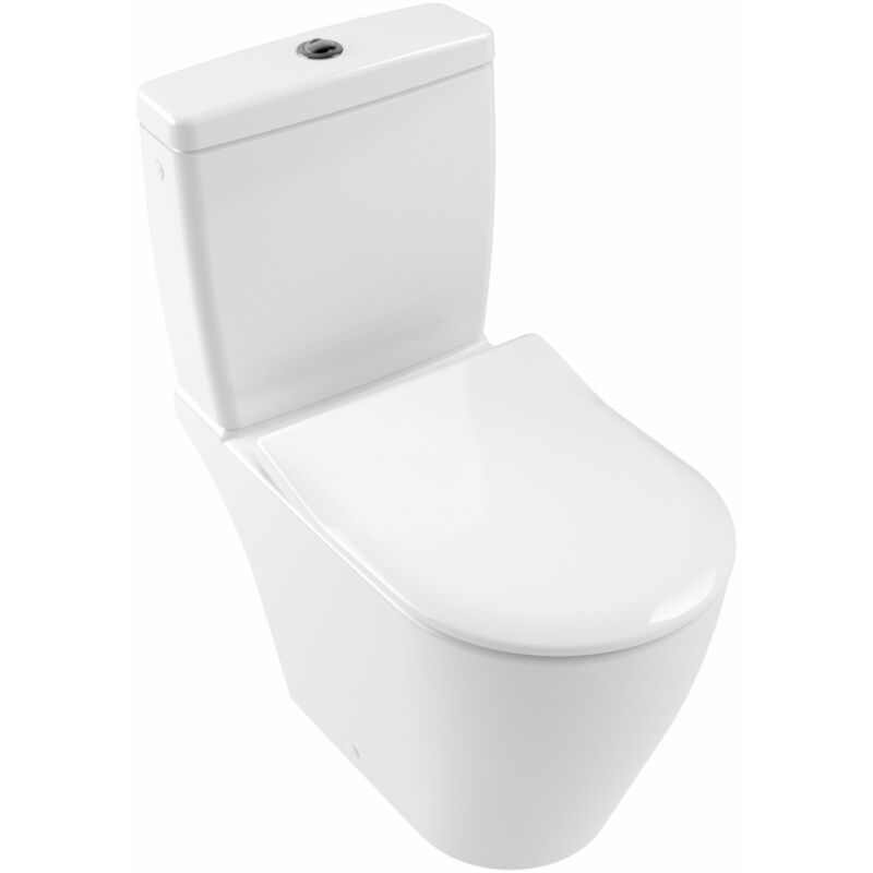 Villeroy&boch - Combi Pack avento Direct Flush en céramique - Sortie horizontale - Couleur : blanc