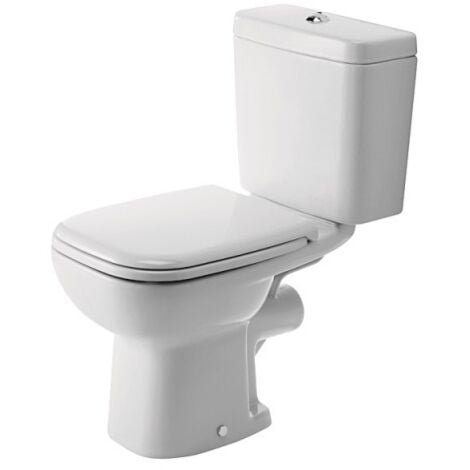WC à poser DURAVIT D-code avec abattant frein de chute