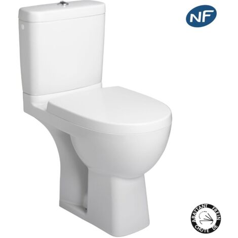 WC à poser JACOB DELAFON Odeon up + abattant standard frein du chute