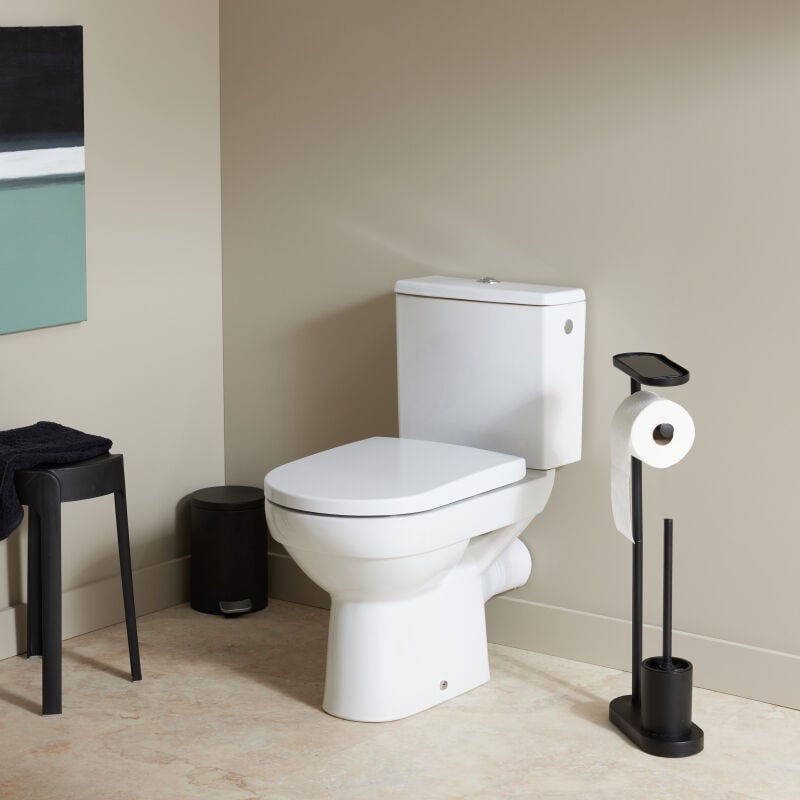 Pack wc à poser sortie horizontale sans bride - City